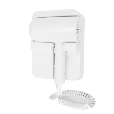 Imagem de Secador de Cabelo Montado na Parede, 1300W 20000 Rpm de Alta Velocidade de Escova de Escova de Banheiro Profissional Secador de Cabelo Com 2 Configurações de Temperatura (Plugue da UE 220V)