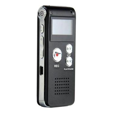 Imagem de Gravador Multifuncional Digital Recarregável 8gb 650hr Mp3 - Pool