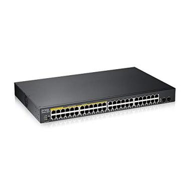 Imagem de ZYXEL Switch Gigabit Poe De 48 Portas, Gerenciamento Inteligente, 24X Poe+ A 170 W, 2X Sfp, Montagem Em Rack [Gs1900-48Hpv2]