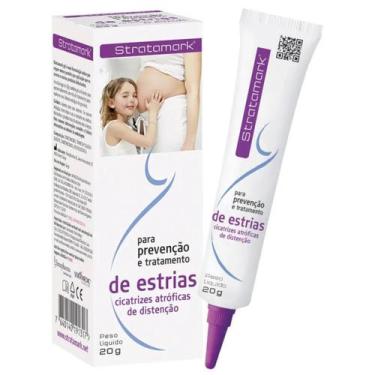 Imagem de Gel Silicone Tratamento Prevenção Estrias Hidratante  - Stratamark
