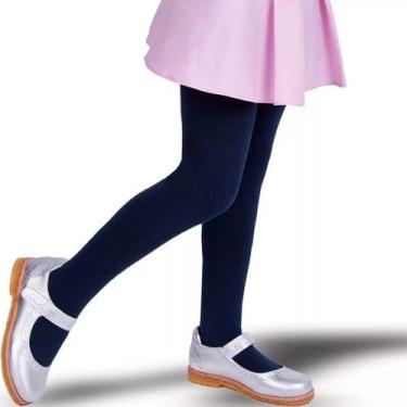 Imagem de Meia Calça Infantil Lupo Original Menina Fio 80 Lobinha Inverno Frio T