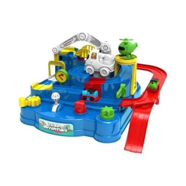 Imagem de Trem de Brinquedo Interativo com Pista de Corrida - Modelo de Ferrovia