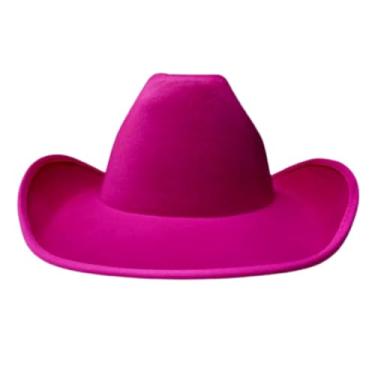 Imagem de Chapéu Country Cowboy Masculino e Feminino Vaqueiro Fantasia Festas (Varios Modelos)(FUSCHIA,numeric_1)