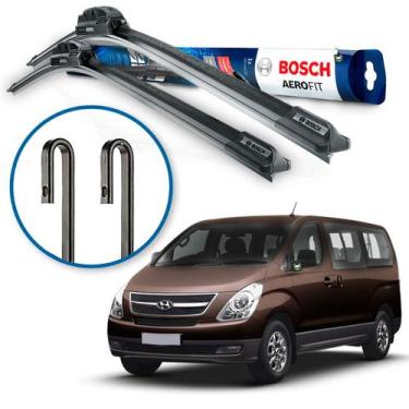 Imagem de Par Palheta Limpador Parabrisa Bosch Hyundai H1 2008 2009 2010 2011 20