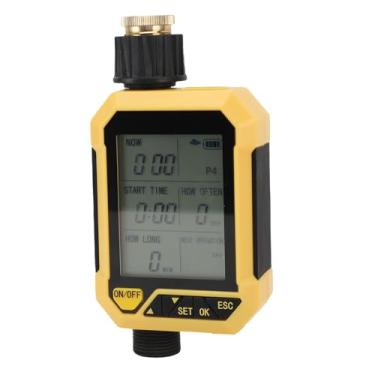 Imagem de Timer de Irrigação de Rega, Cronômetro de Aspersão Digital Programável para Mangueira de Jardim, de Rega de Jardim Com Modo Manual, Abdomínio e Material de Latão