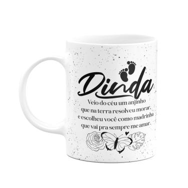 Imagem de Caneca de Dindos - Dinda - Veio um anjinho do céu - M3