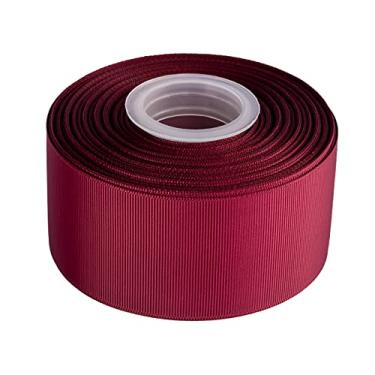 Imagem de Joycrosso Fita de gorgorão de 5 cm - conjunto de rolos de 25 metros para embrulho de presente, lembrancinha de cabelo, decoração de chá de bebê, suprimentos de artesanato, vinho