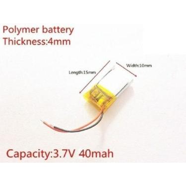 Imagem de Mini Bateria 40 Mah 3,7v Fone De Ouvido Sls401015 - - bgb