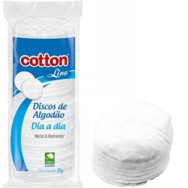 Imagem de Algodão Hidrofilo 37g Discos Lipeza Higiêne Pele Face - Cotton