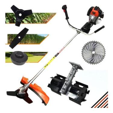 Imagem de Roçadeira & Capinadeira Gas. Importway 63c + Enxada Rotativa