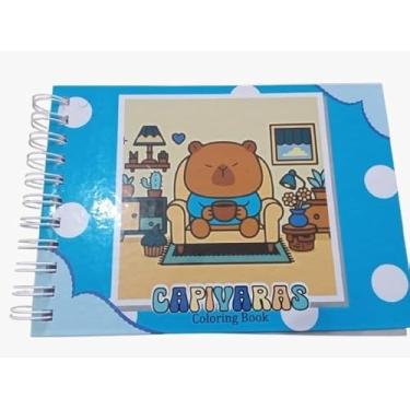 Imagem de Livro de Colorir Folhas Grossas com 50 Páginas Colorir Otima qualidade (Azul)