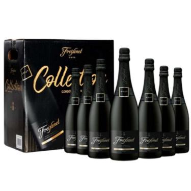 Imagem de Kit 6 Cava Freixenet Cordon Negro 750ml e 1 Cava Freixenet Cordon Negro 1500ml
