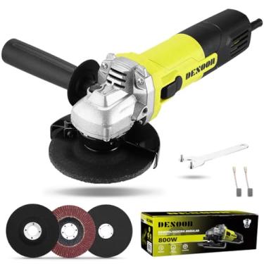 Imagem de DESOON Esmerilhadeira Angular 800W 220V – Lixadeira Elétrica 115mm Profissional, 12000RPM, Ferramenta de Corte e Desbaste para Metal, Concreto e Madeira