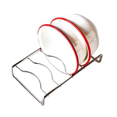 Imagem de ZEOPLE Escorredor de Tigelas, Escorredores Verticais para Secar Louças, Prateleira de Armazenamento de Balcão, Suporte para Escorredor de Louças para Gaveta de Cozinha, Bancada, Armário(18x10.6x5cm)