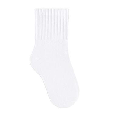 Imagem de Meia Selene 2040-370 Cano Curto Infantil Algodão, Branco, 29-34