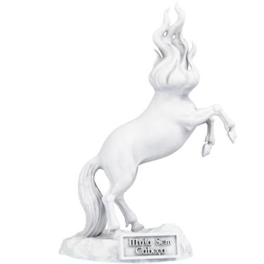 Imagem de Estátua Mula Sem Cabeça Imagem Folclore Brasileiro (Cor Mármore)