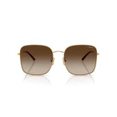 Imagem de Óculos de Sol Vogue Eyewear 0VO4327SD 280/13 Tam 57 / Ouro - Lentes Marrom