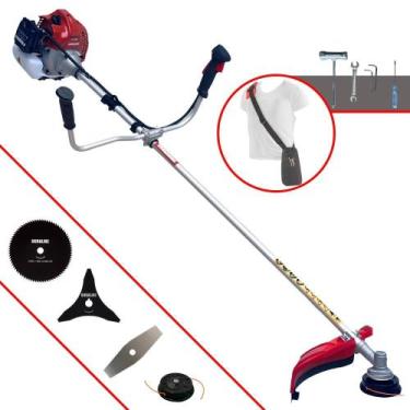 Imagem de Roçadeira Podador de Grama Kawashima BCJ431-L À Gasolina Motor 2 Tempo