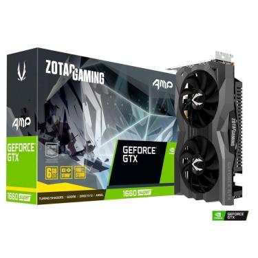 Imagem de Placa de Vídeo Zotac AMP NVIDIA GeForce GTX 1660 6GB GDDR6