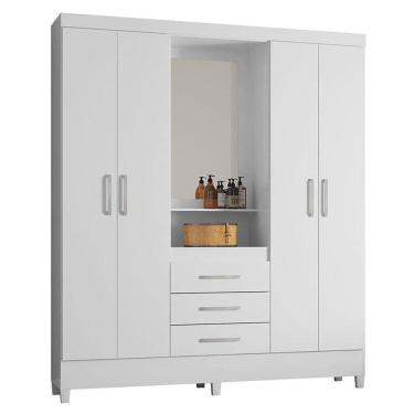 Imagem de Guarda Roupa Infantil Capelinha Pérsia Branco – Demóbile