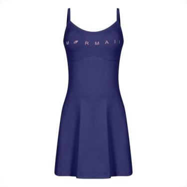 Imagem de Vestido Macaquinho Vitória Marchezini Beach Tennis Mormaii, Azul marin