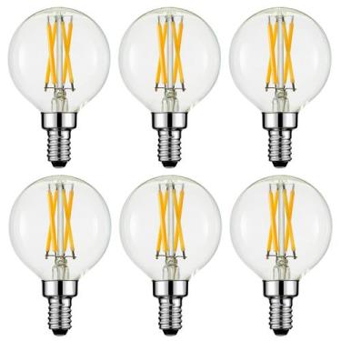 Imagem de Lâmpada LED Arberlic G16.5 4W E12 2700K 400 lm regulável, pacote com 6