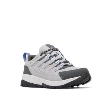 Imagem de Columbia Tênis feminino Strata Trail Low impermeável para caminhada, Steam/Eve, 6.5 Wide