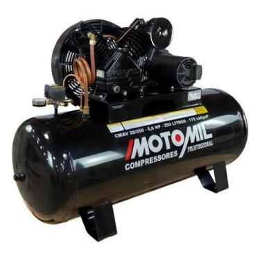 Imagem de Compressor de Ar Motomil CMAV-20/250 175LBS 5,0HP TRIF, 220/380V