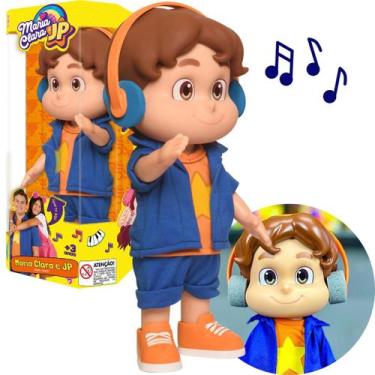 Imagem de Boneco Jp 30cm Youtuber Com Som 14 Frases Irmão Maria Clara - Baby Bri