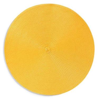 Imagem de Jogo Americano Redondo 8 Unidades - Amarelo Nascer Do Sol - Copa&cia