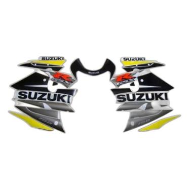 Imagem de Kit Adesivos Lateral Suzuki Gsxr 950 3003 Amarela E Preta - Spts