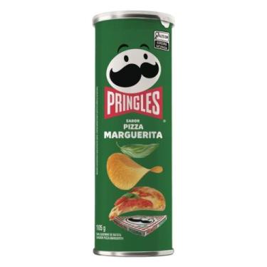 Imagem de Batata Pringles Crocante Sabor Pizza Marguerita 105g, 105g, Pizza Marg