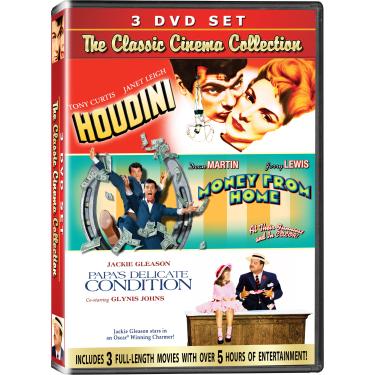 Imagem de The Classic Cinema Collection - 3 DVD SET! - Houdini, Money from Home, & Papa's Delicate Condition