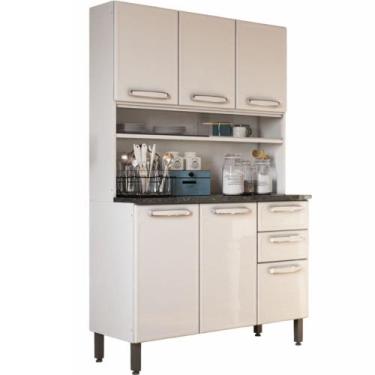 Imagem de Kit de Cozinha Bertolini Evidence em aço R715667046 com 6 portas 2 gav