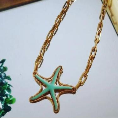 Imagem de Gargantilha Estrela do Mar uro 18k joias Semi Joias 18K - lepich joias