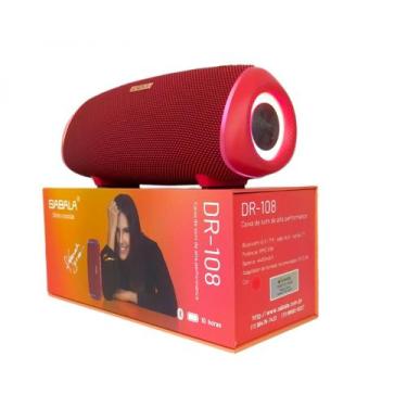 Imagem de Caixa de Som SABALA DR-108, Vermelho
