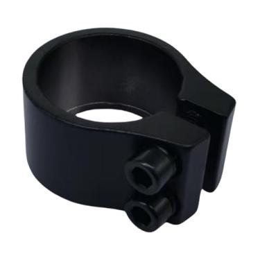 Imagem de Zxpjkyu Grampo Tensor para Tubo de Selim, Componente Confiável de 1,37" para Selim de Montanha, Grampo para Tubo de Bicicleta de Estrada, Preto, Tamanho real