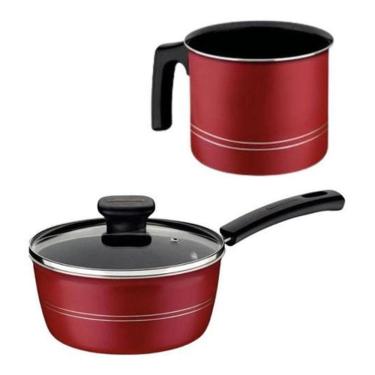 Imagem de Jogo De Panelas Antiaderente Tramontina Kit 2 Peças Sicilia