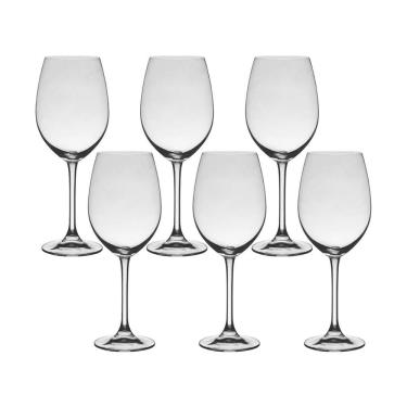 Imagem de Taça De Cristal Bohemia Para Vinho 625 Ml Flamenco 6 Peças