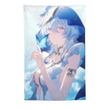 Imagem de LIEGBMEU Sexy Bikini Hot Anime Girl Tapeçaria 152.4 cm x 228.6 cm Interior Exterior Wall Quilt Art Decoração de Tapeçaria Caprichosa, AF144