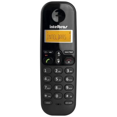 Imagem de Telefone sem Fio Intelbras TS3110, com Identificador de Chamadas, Preto