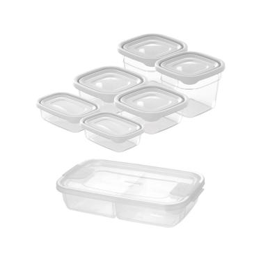 Imagem de Kit Organizando A Geladeira Linha Mais Plasvale Branco