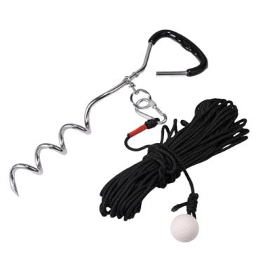 Imagem de Conjunto de Ferramenta Treino de Golfe, Ferramenta Auxiliar Treino Prática Swing com Haste Fixa e Corda para Prática Rápida Swing para Principiantes e Jogadores Golfe Todas as Idades