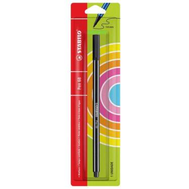 Imagem de Caneta Pen 68 Cor 46 Preto Blister - Stabilo