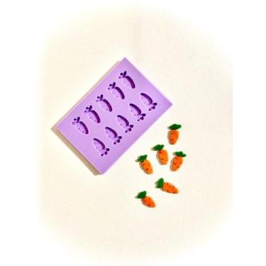 Imagem de F1231 molde de silicone páscoa cenoura confeitaria biscuit - confeitar