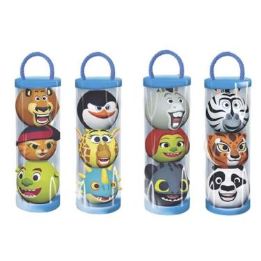 Imagem de BOLINHA ESGUICHO DREAMWORKS COM PERSONAGENS LIDER BRINQUEDOS