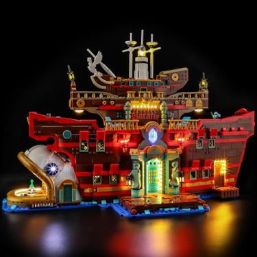 Imagem de BRIKSMAX Kit de luzes 2.0 compatível com Lego One Piece The Baratie Floating Restaurant 75640 Conjuntos de montagem - Kits de iluminação LED (apenas acessórios), tecnologia de ocultação de cabos para