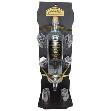 Imagem de Pingômetro Garrafa c/ 6 Copos