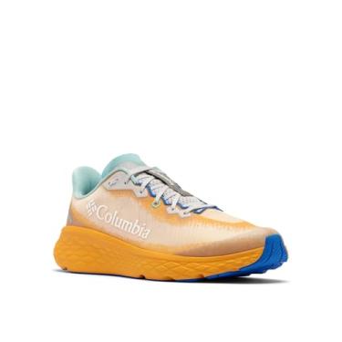 Imagem de Columbia Tênis de corrida masculino Konos Featherweight Trail, Manga/azul tempestuoso, 42 BR