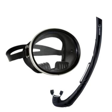 Imagem de Kit Máscara Franca Snorkel SK-05 ECO Preto Fun Dive